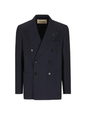 Saint Laurent ダブルジャケット | ブルー | FARFETCH JP