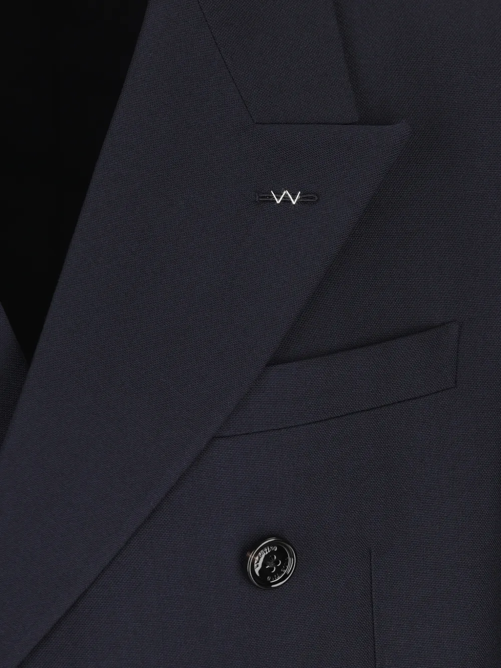 Valentino Garavani Jack met dubbele rij knopen Blauw