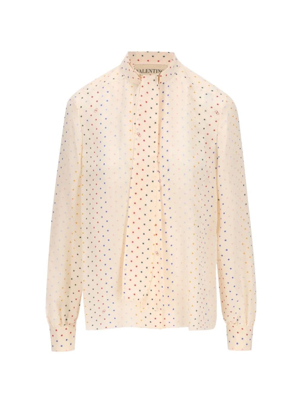Valentino Garavani star-print blouse - Nude