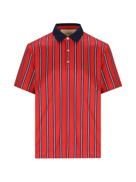 Valentino Garavani stripe-print polo shirt