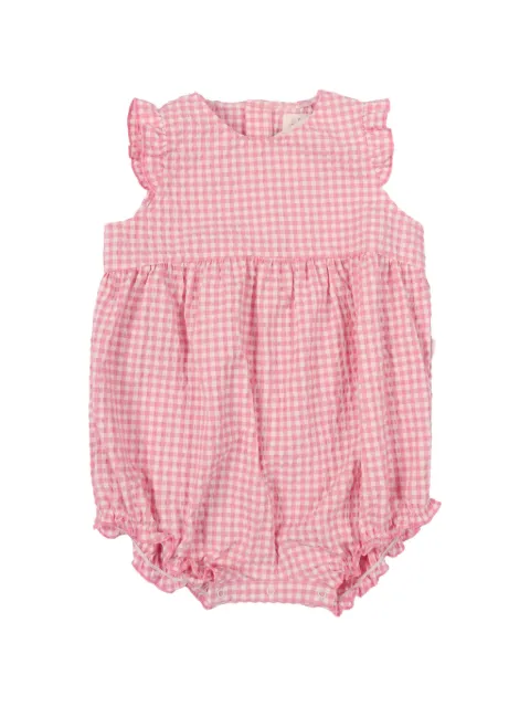 TEDDY & MINOU gingham ruffled body