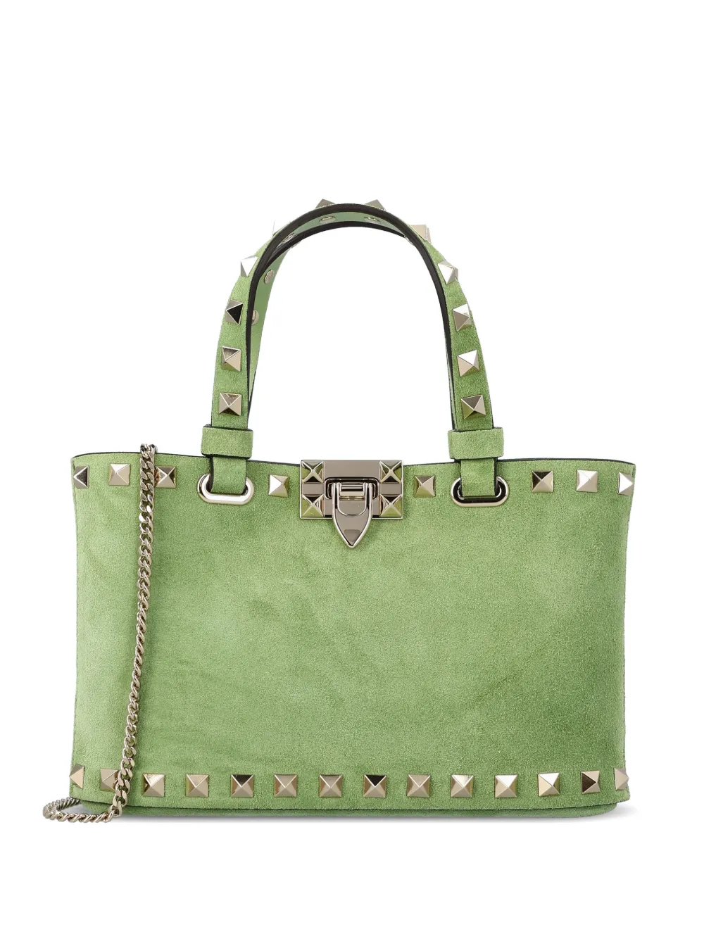 Valentino Garavani Rockstud tote bag - Green