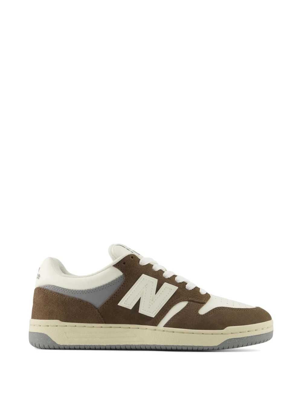 New Balance 480P suede sneakers - Marrone
