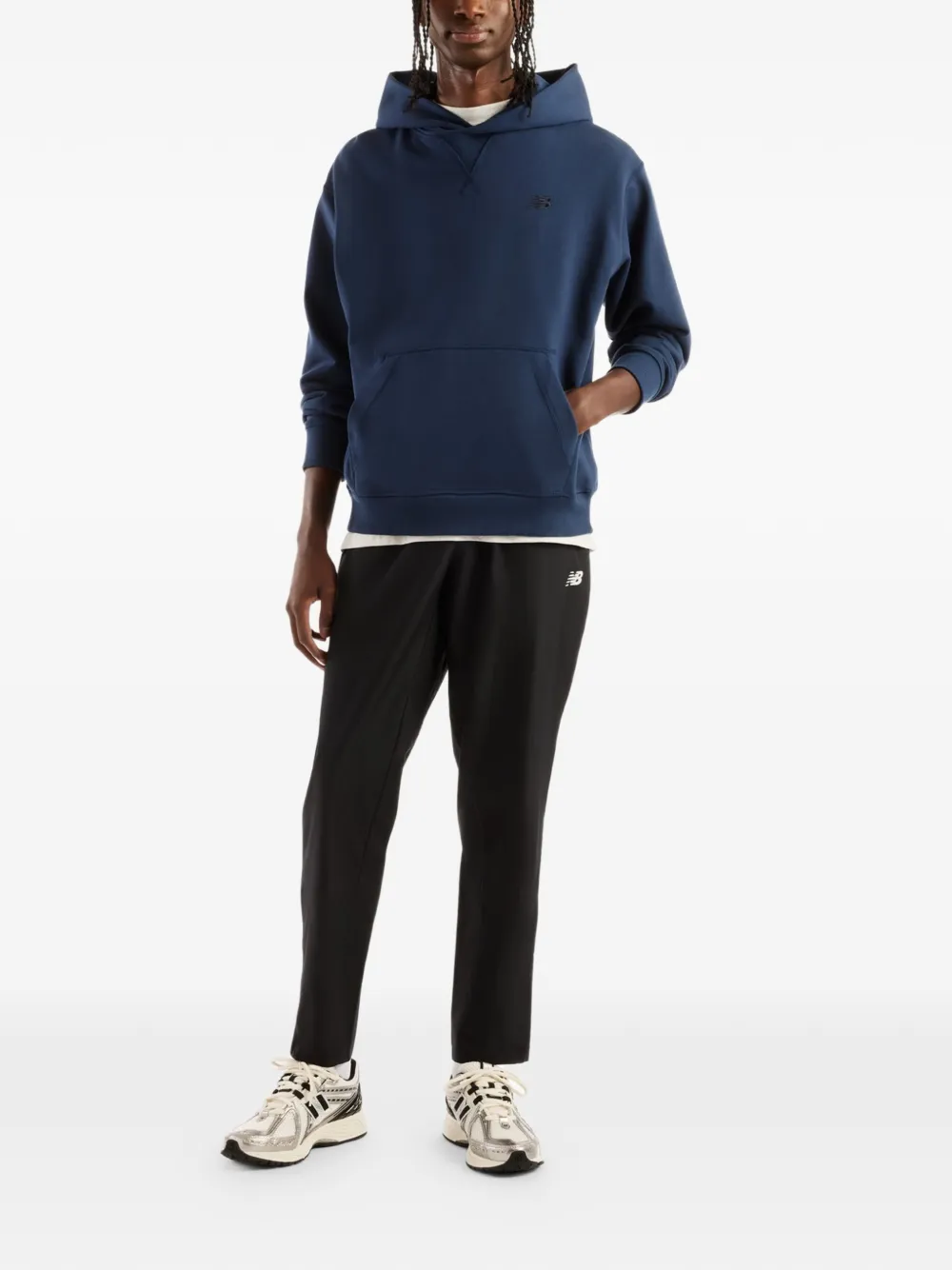 New Balance Trainingsbroek met logoprint Zwart