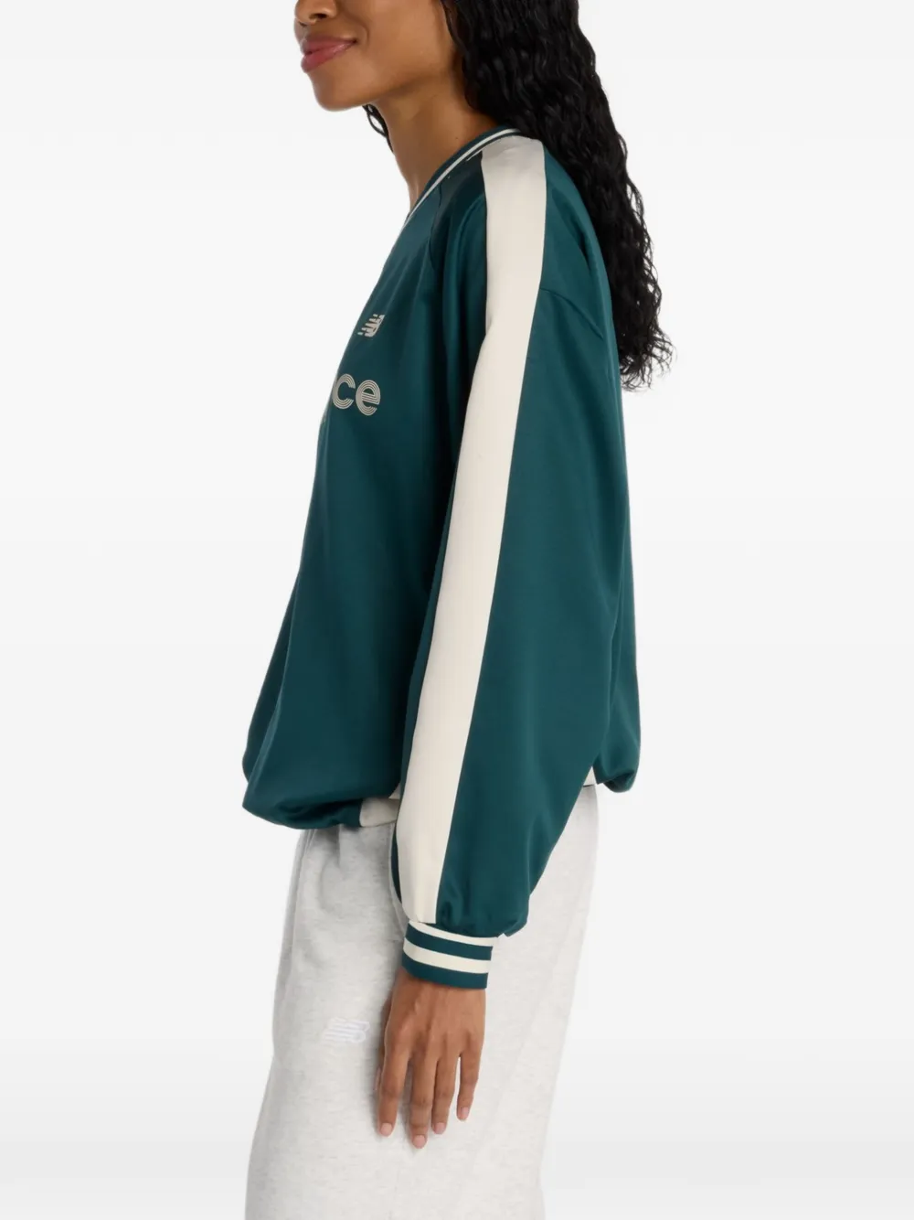  New Balance Sudadera Tejida - Verde 