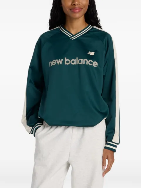 New Balance satin woven sweatshirt 