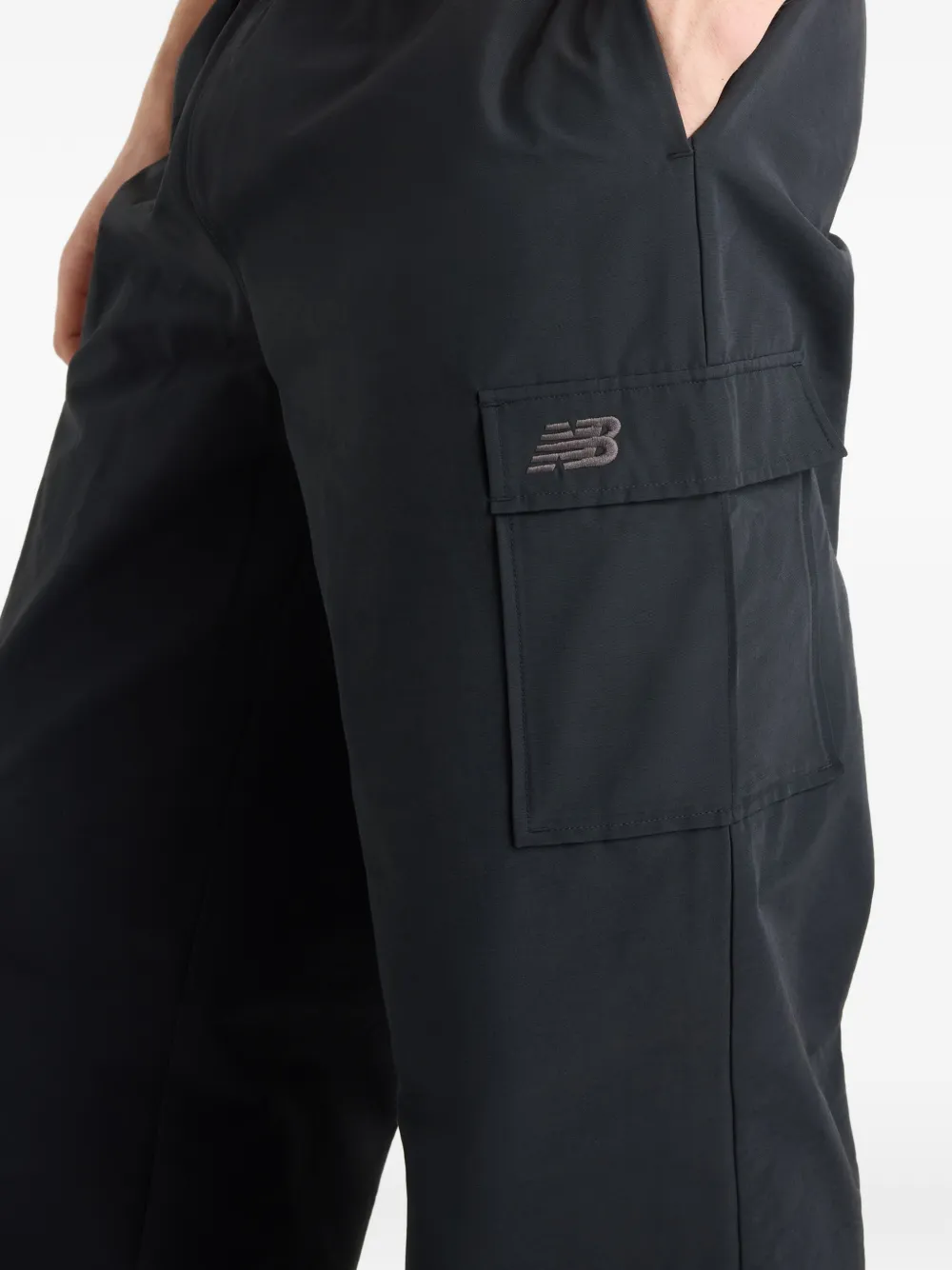 New Balance Cargo broek met logodetail Zwart