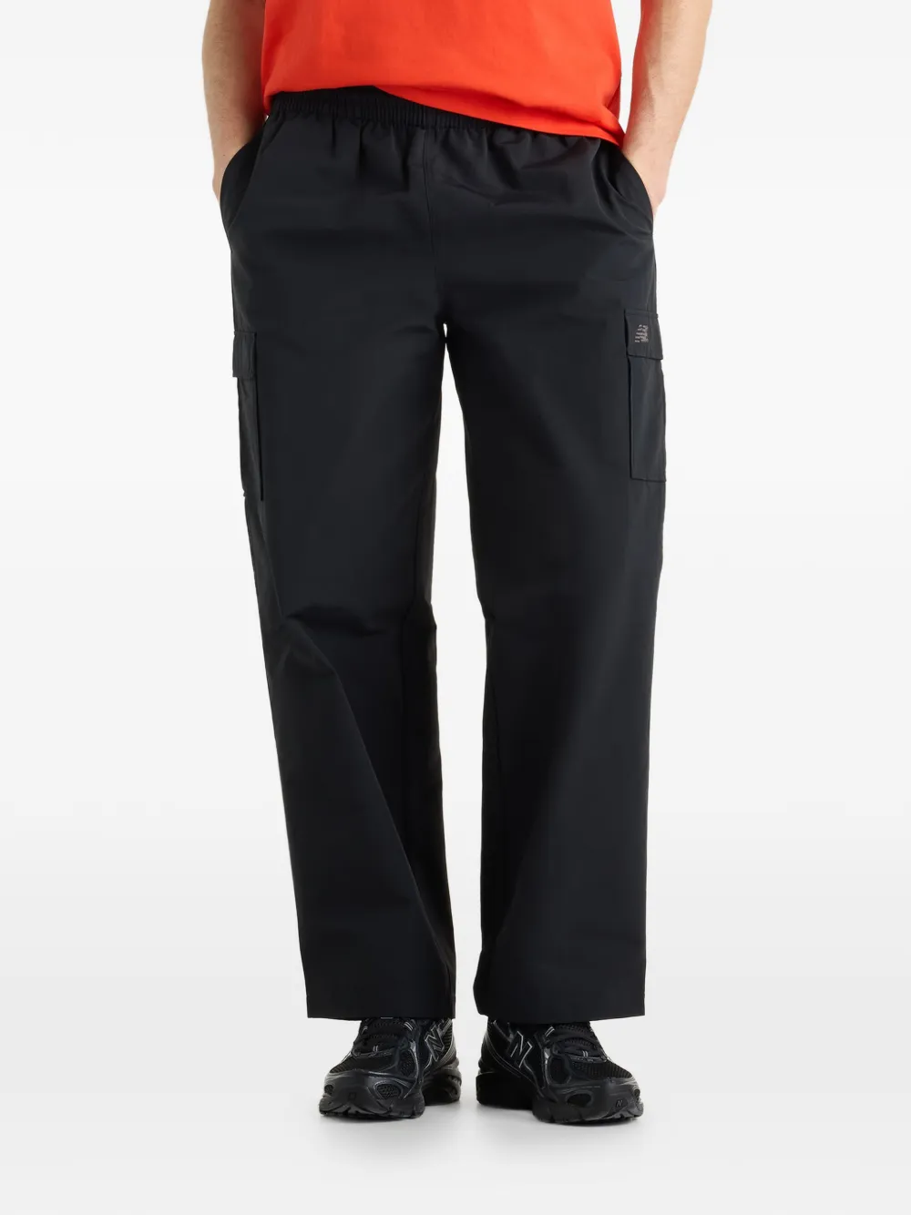 New Balance Cargo broek met logodetail Zwart