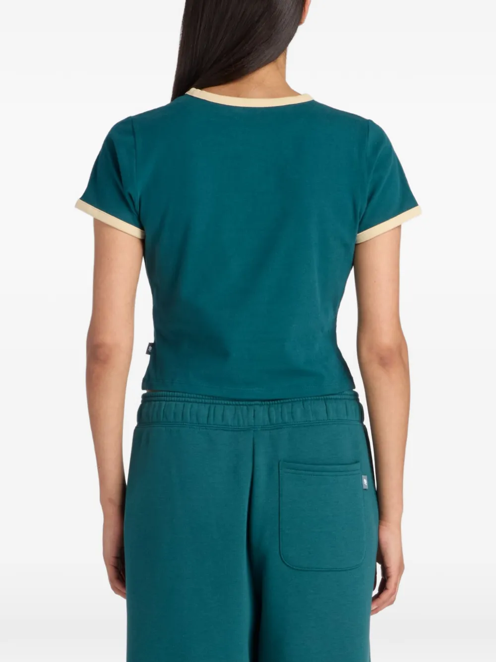 New Balance Trackside Ringer T-shirt Groen