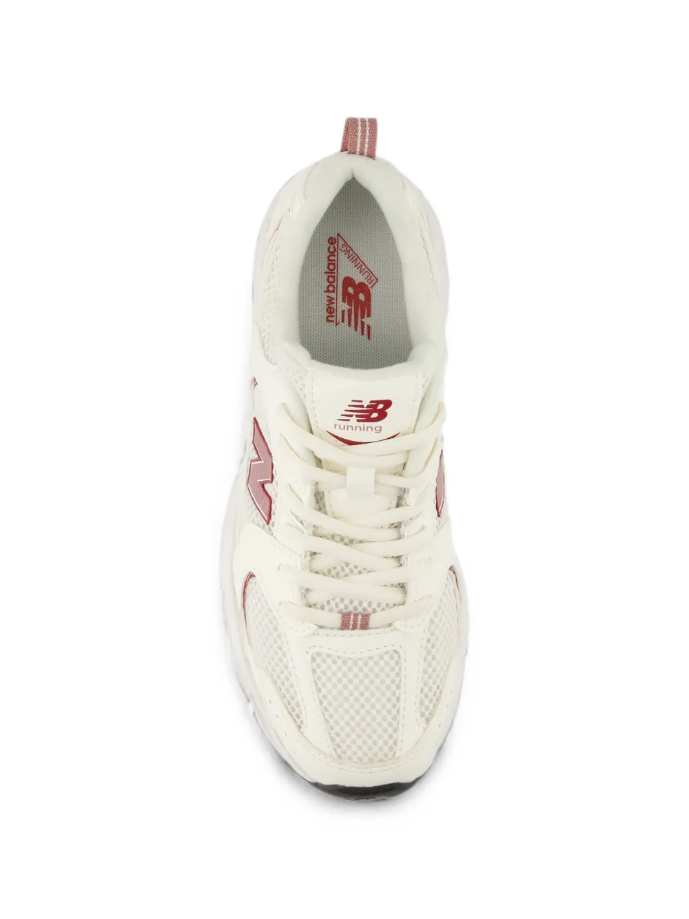 New Balance Kids 530 sneakers met bungee-veters Wit