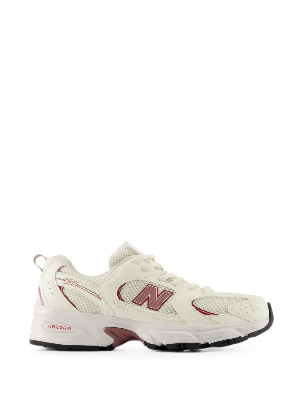 New Balance Kids 530 sneakers met bungee-veters Wit