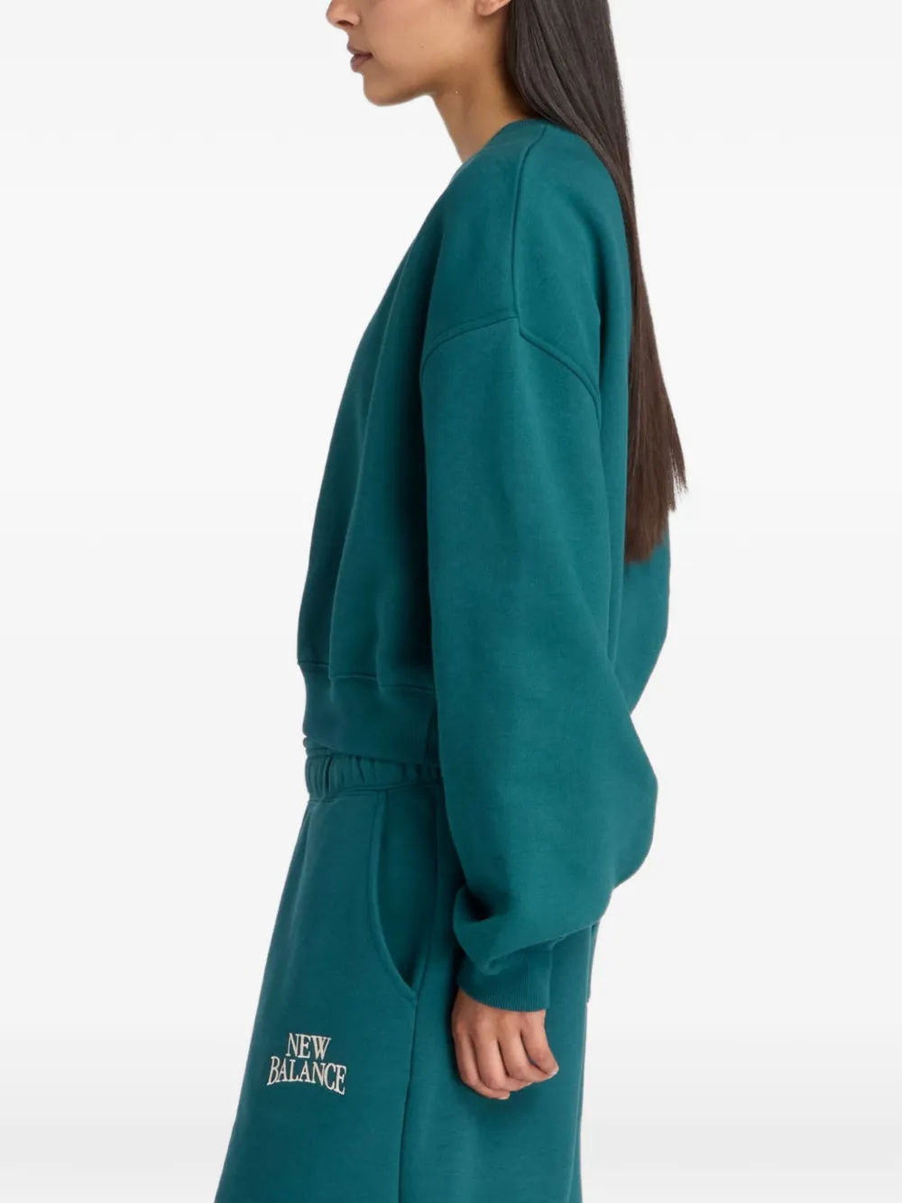  New Balance Sudadera Trackside - Verde 