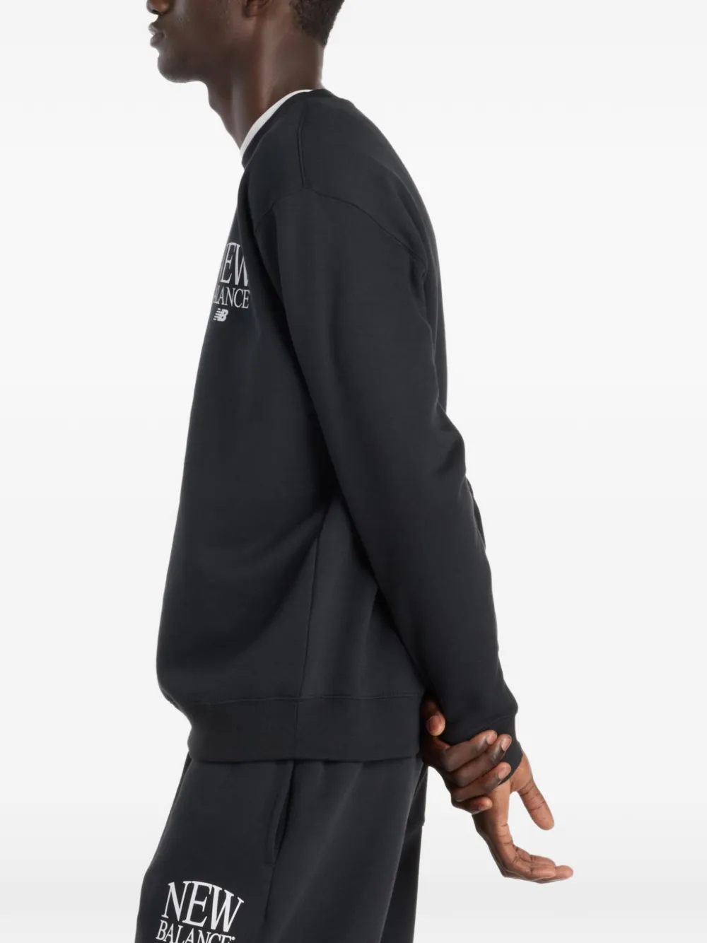 New Balance Sweater met logoprint Zwart