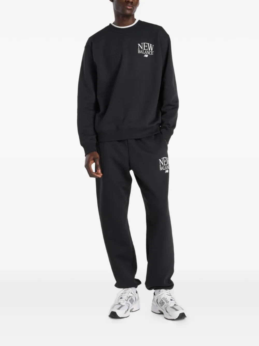 New Balance Sweater met logoprint Zwart