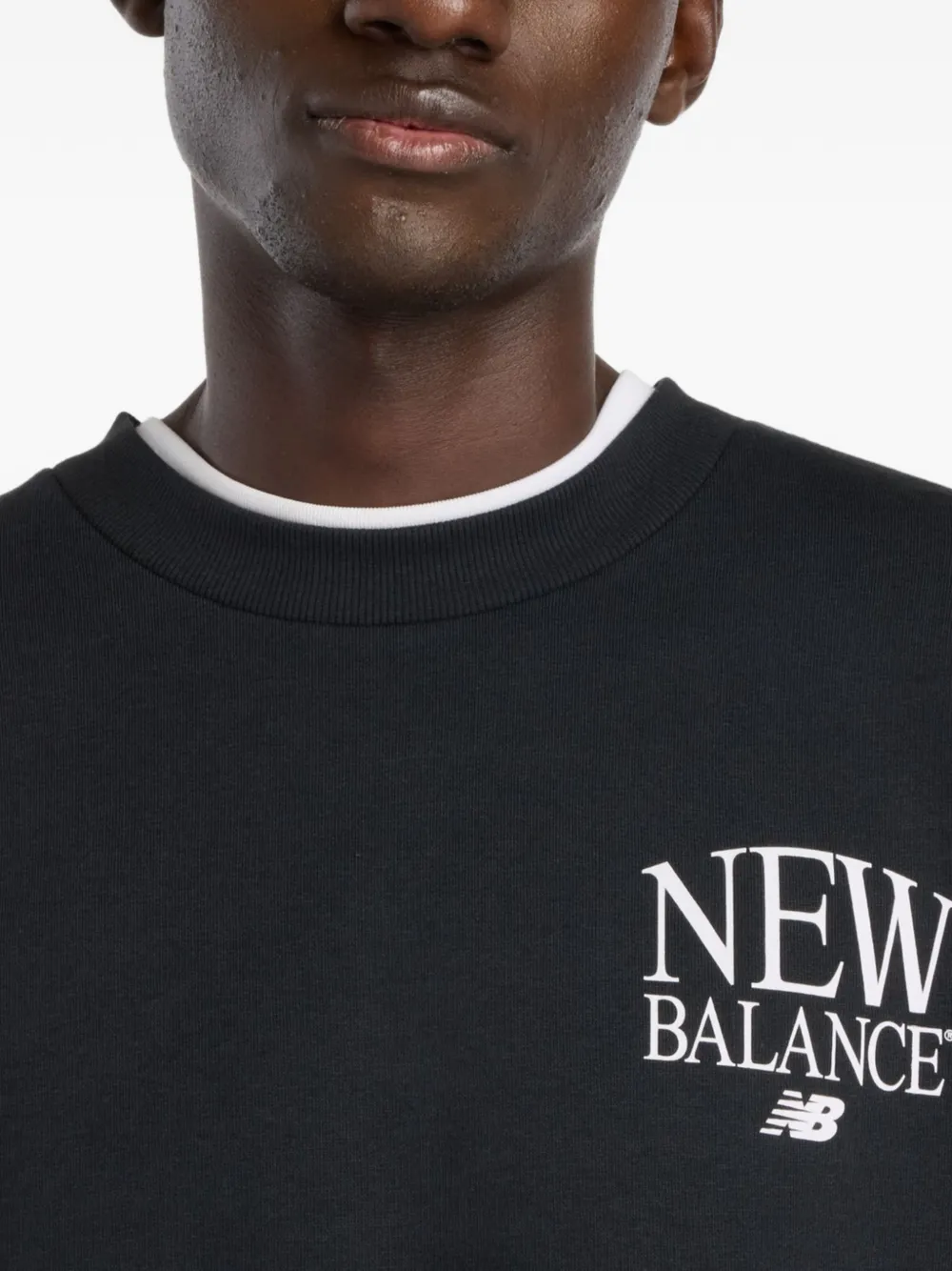 New Balance Sweater met logoprint Zwart