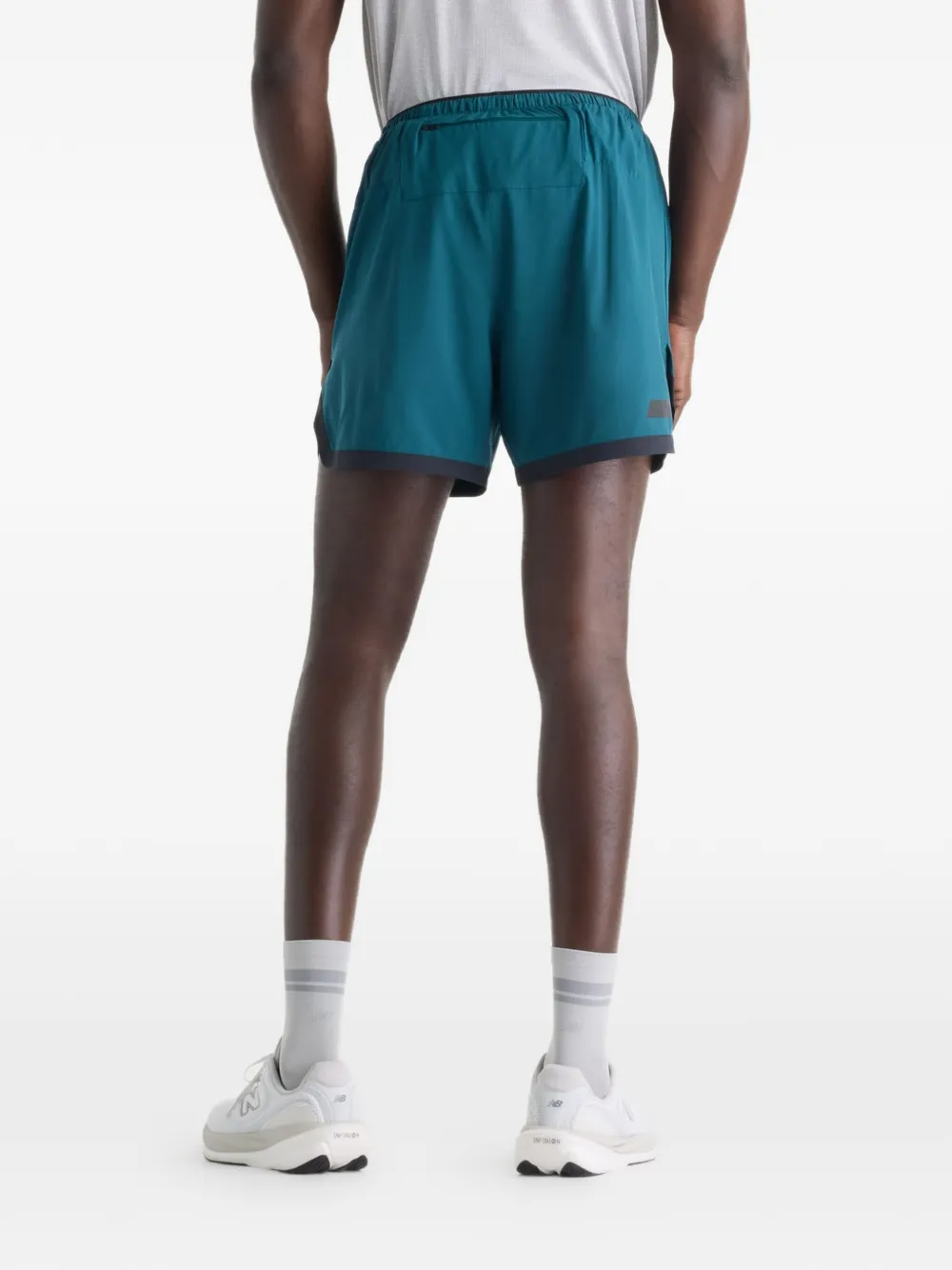 New Balance Trainingsshorts met zijsplit Groen