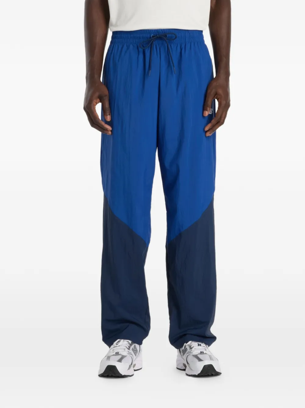 New Balance Trainingsbroek met logo-detail Blauw