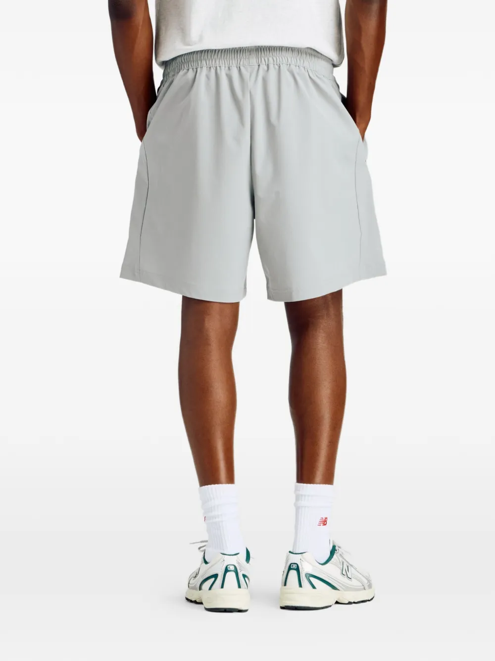 New Balance Trainingsshorts met logodetail Grijs