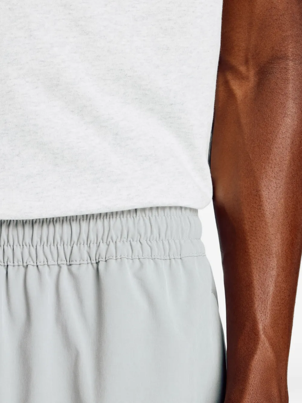 New Balance Trainingsshorts met logodetail Grijs
