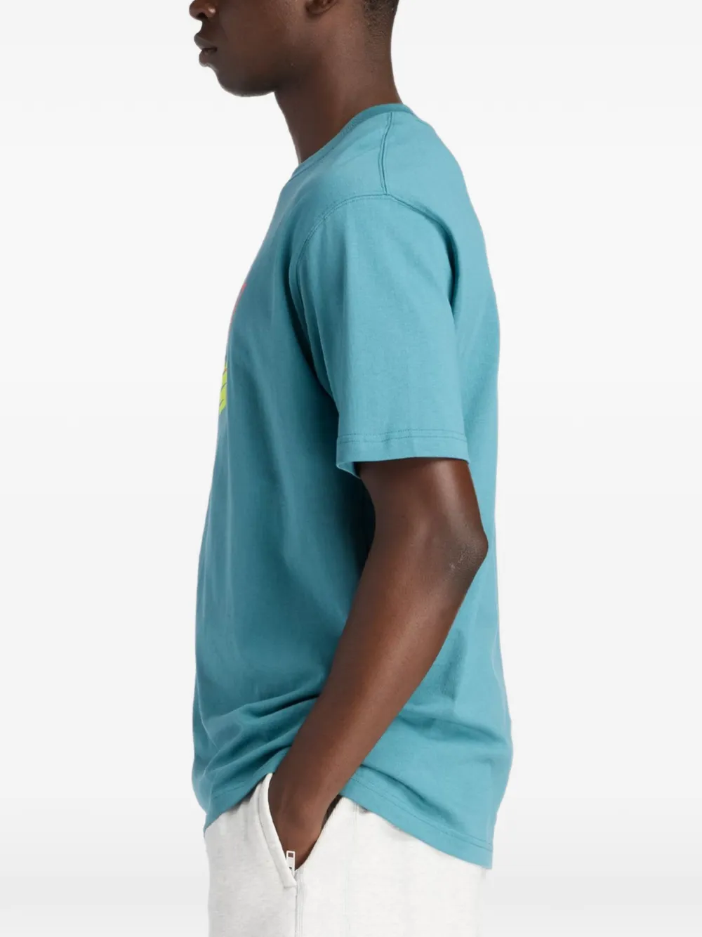 New Balance T-shirt met logoprint Blauw