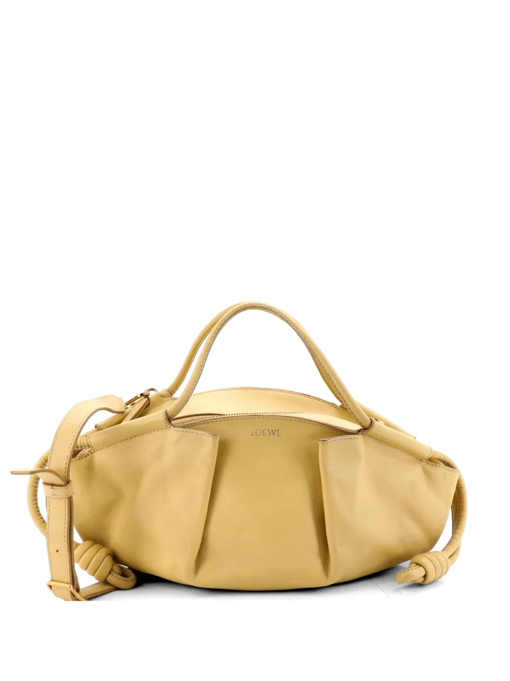 Loewe Pre-Owned Paseo Bag Shiny Nappa Calfskin Small shoulder bag - Toni neutri