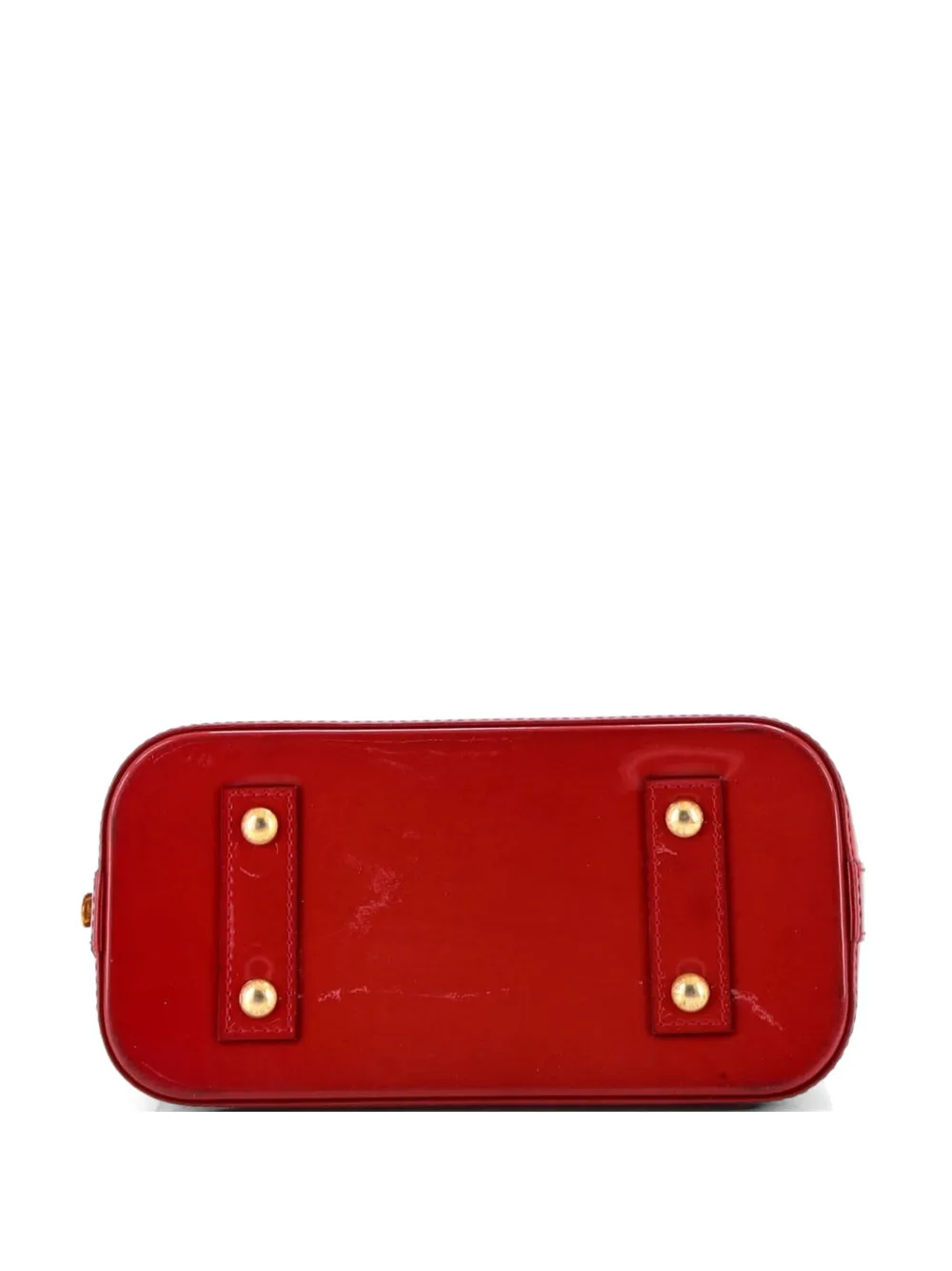 Louis Vuitton Pre-Owned Alma Handbag Monogram Vernis BB shoulder bag - Rot