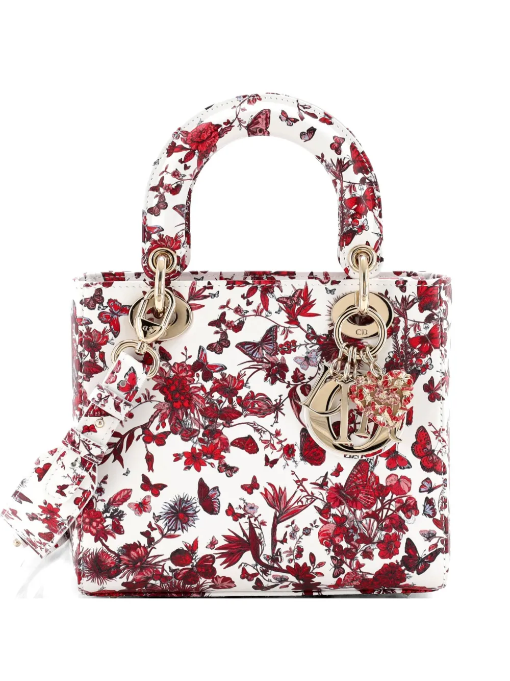 Christian Dior Pre-Owned My ABCDior Lady Dior Bag Printed Leather Small satchel - Multicolore