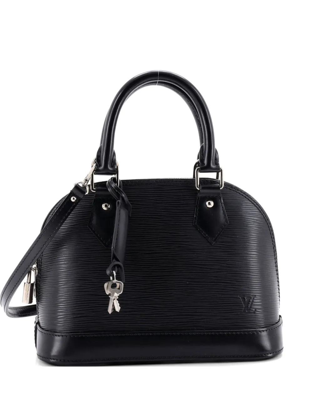 Louis Vuitton Pre-Owned Alma Handbag Epi Leather BB satchel - Black