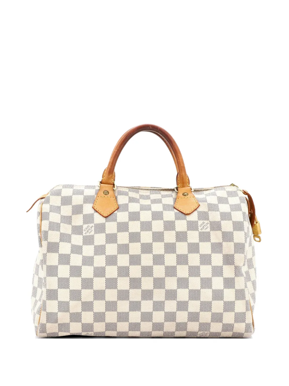 Louis Vuitton Pre-Owned Speedy Handbag Damier 30 satchel - Bianco