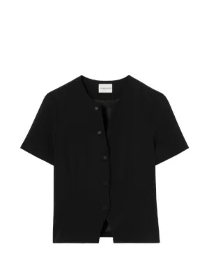 ANINE BING Coco button-up Shirt | Black | FARFETCH