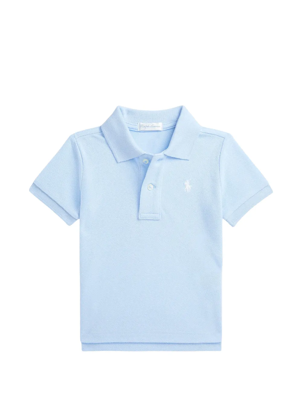 POLO RALPH LAUREN KIDS logo-embroidered polo shirt - Blu