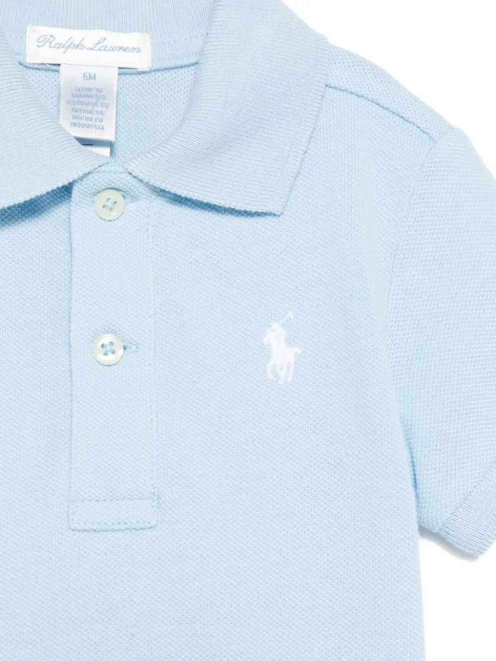 POLO RALPH LAUREN KIDS Camisa Polo Com Logo Bordado | Azul