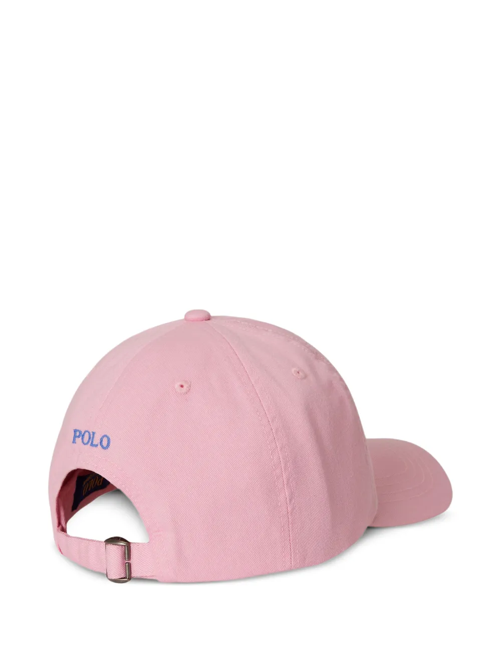 POLO RALPH LAUREN KIDS Katoenen twill honkbalpet Roze