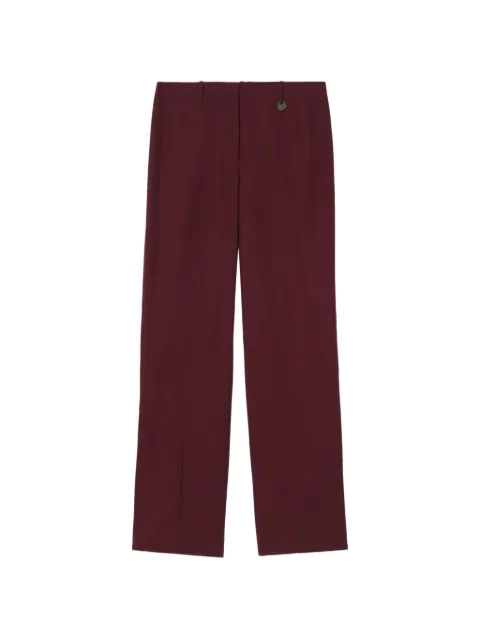 Burberry pantalones rectos con dije del logo