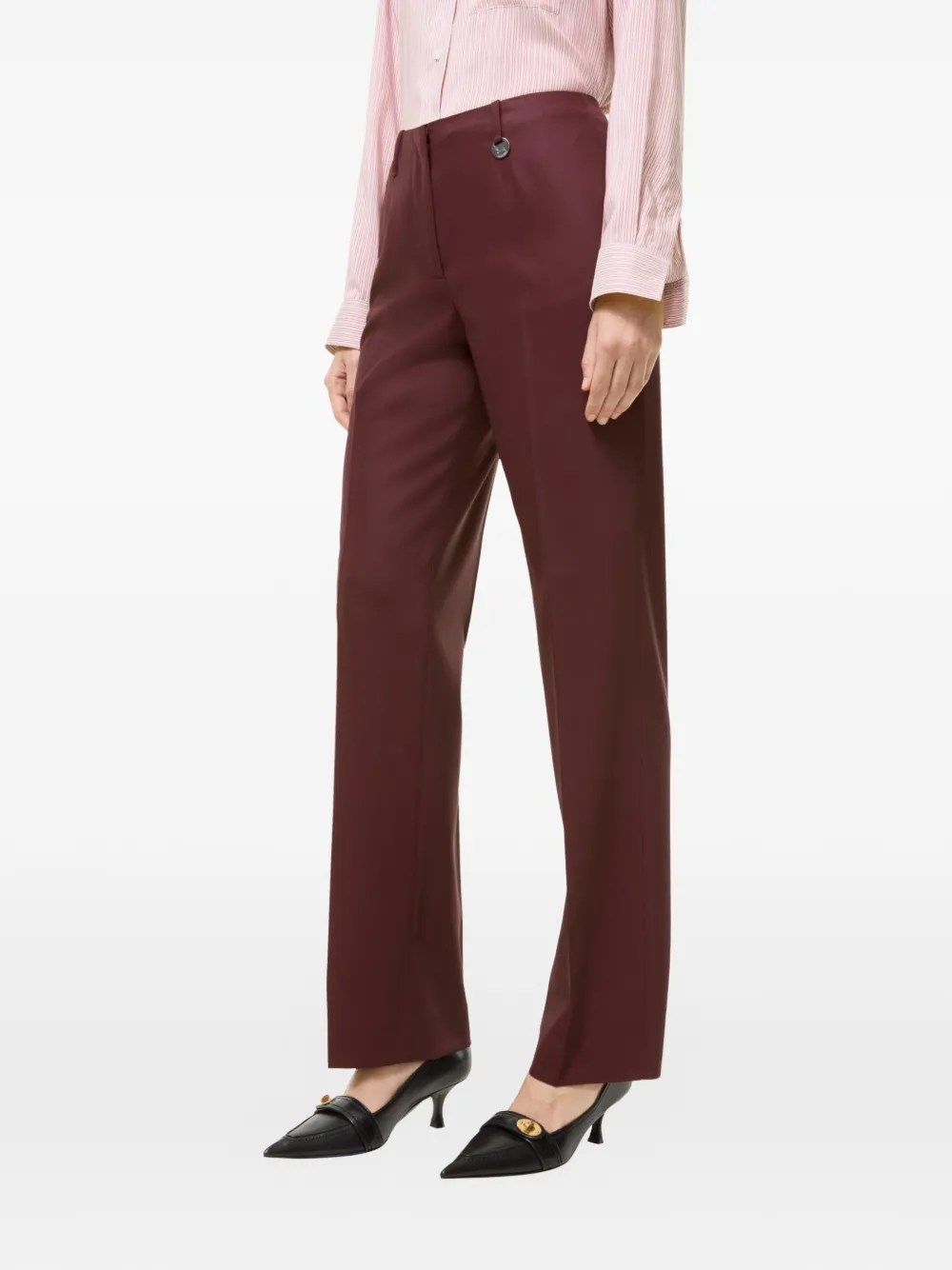 Burberry Straight broek Rood
