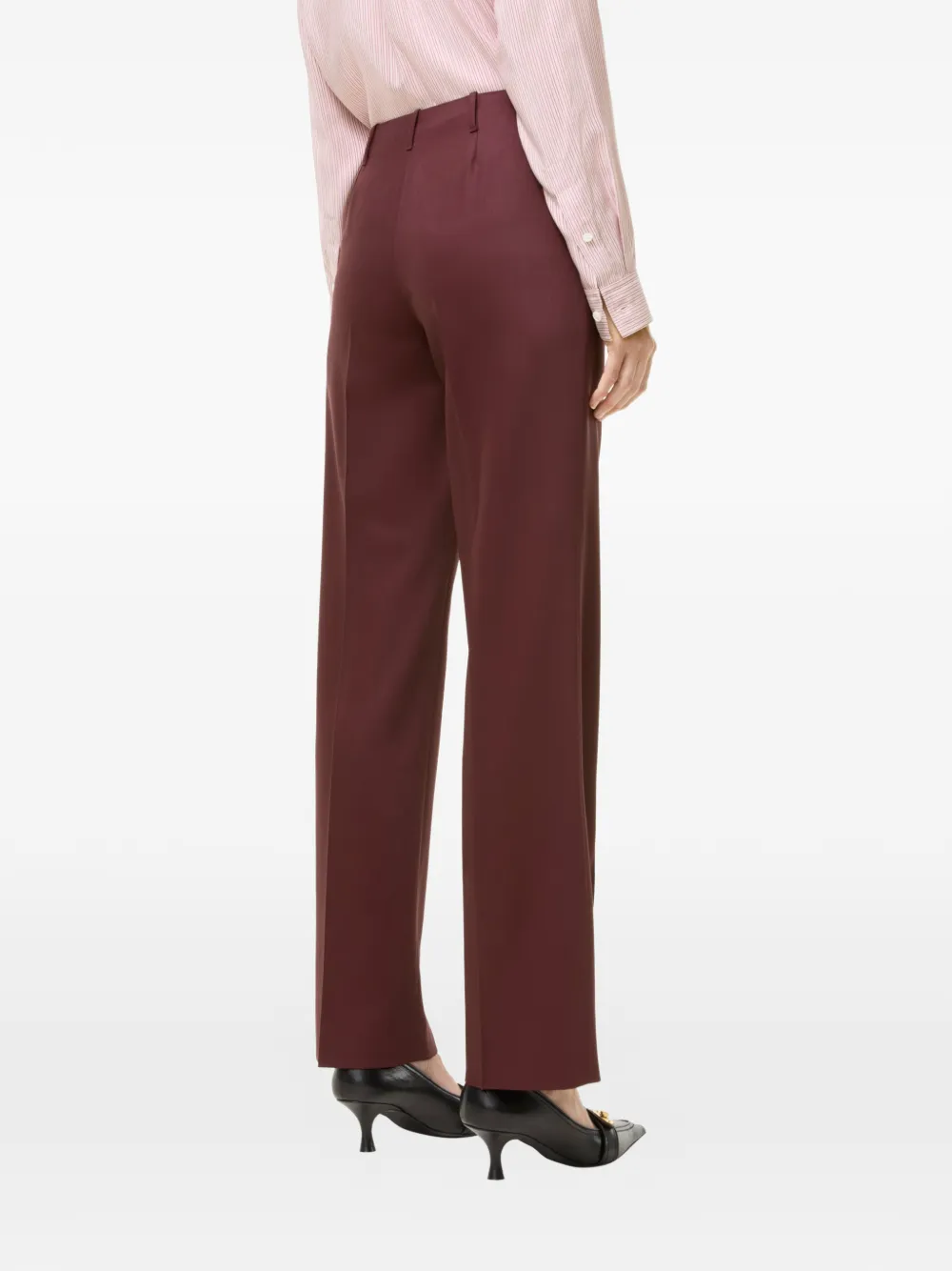 Burberry Straight broek Rood