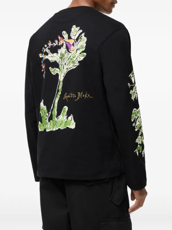 Burberry Camiseta Brave Little Tree De Algodão | Preto | FARFETCH BR