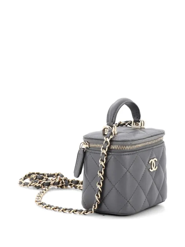 CHANEL Pre-Owned クラシック トップハンドル バニティケース ウィズ