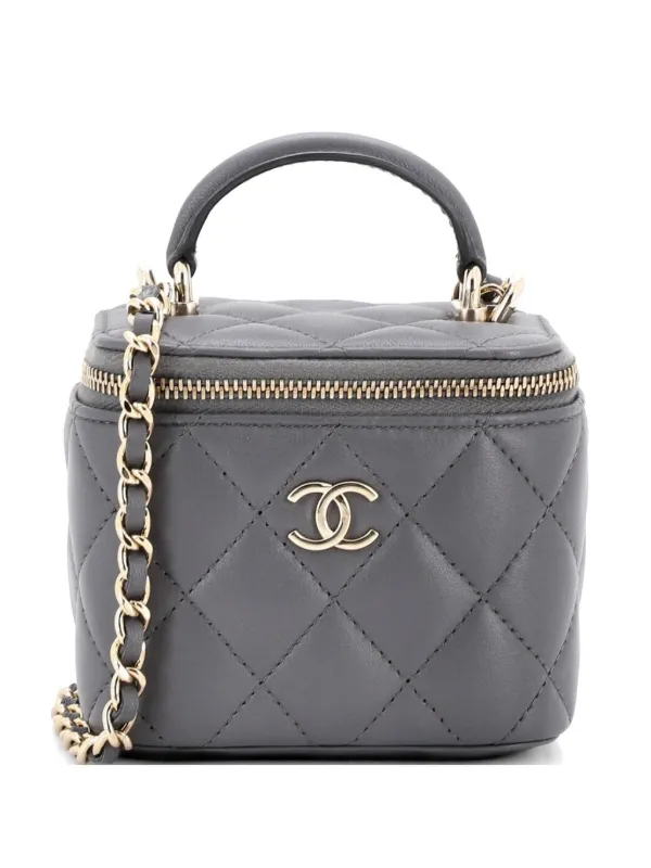 パ*ラ様 CHANEL キルティングバッグ ケース付き CHANEL Pre-Owned クラシック トップハンドル バニティケース ウィズ