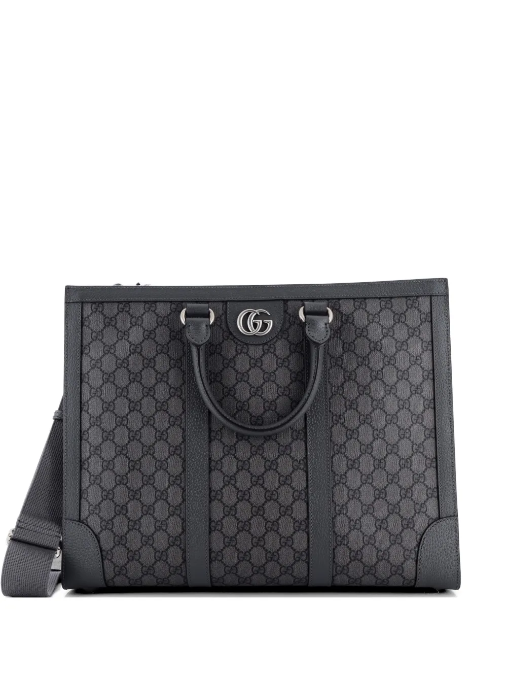 Gucci Pre-Owned Ophidia Convertible Open Tote GG Coated Canvas Large satchel - Grau