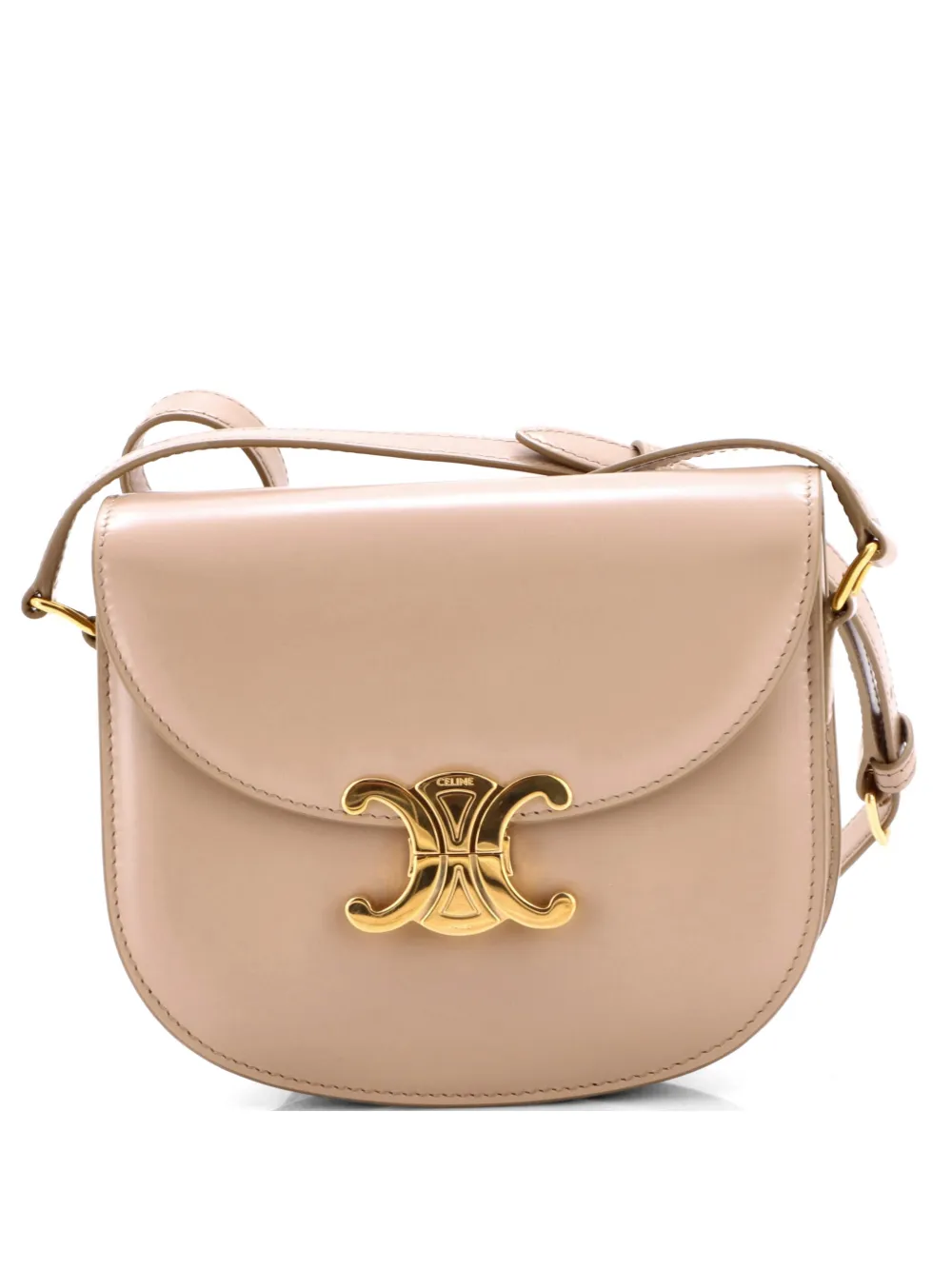 Celine Pre-Owned Triomphe Besace Clea Flap Bag Leather shoulder bag - Toni neutri