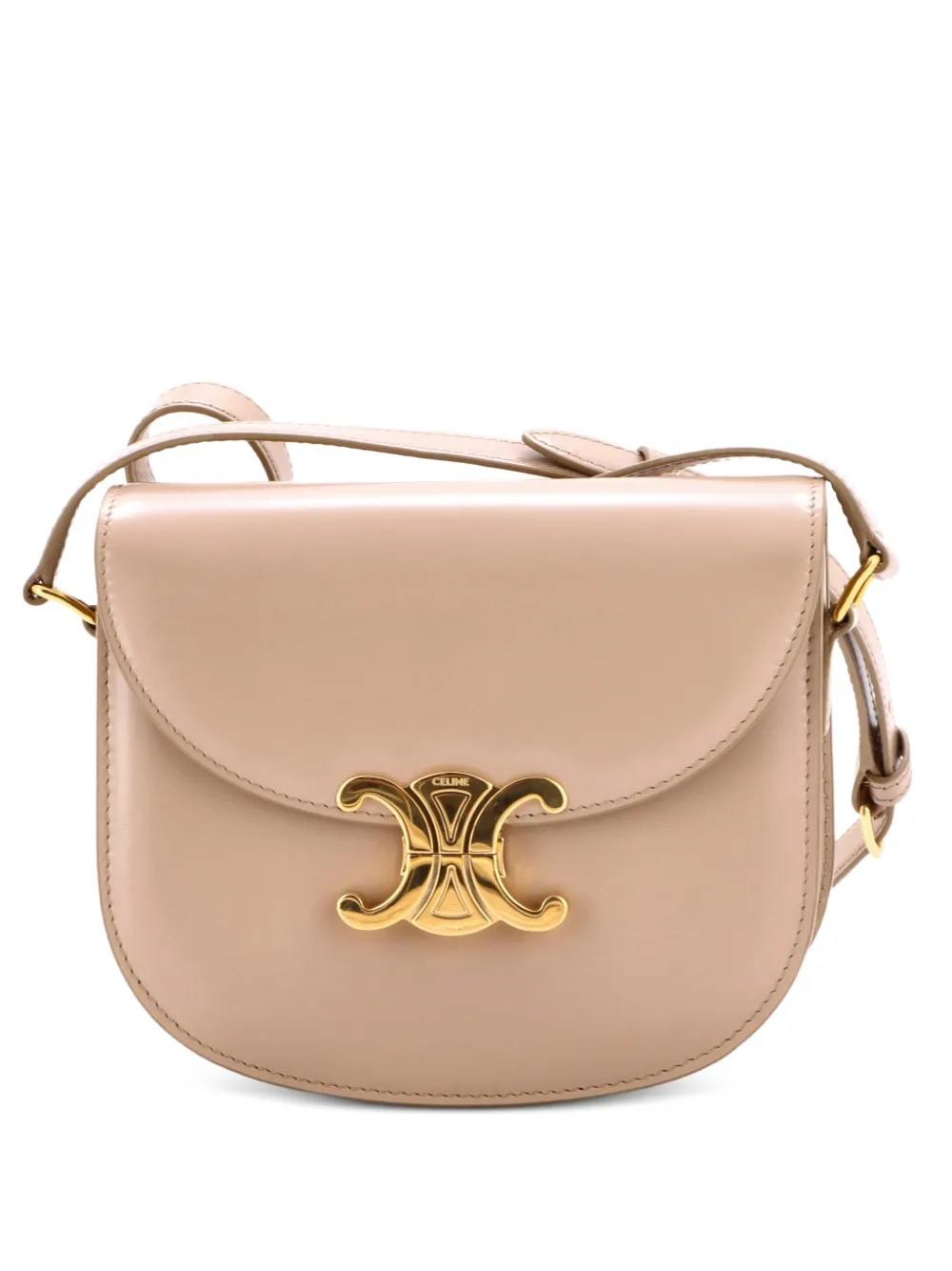 Celine Pre-Owned Triomphe Besace Clea Flap Bag Leather shoulder bag - Toni neutri
