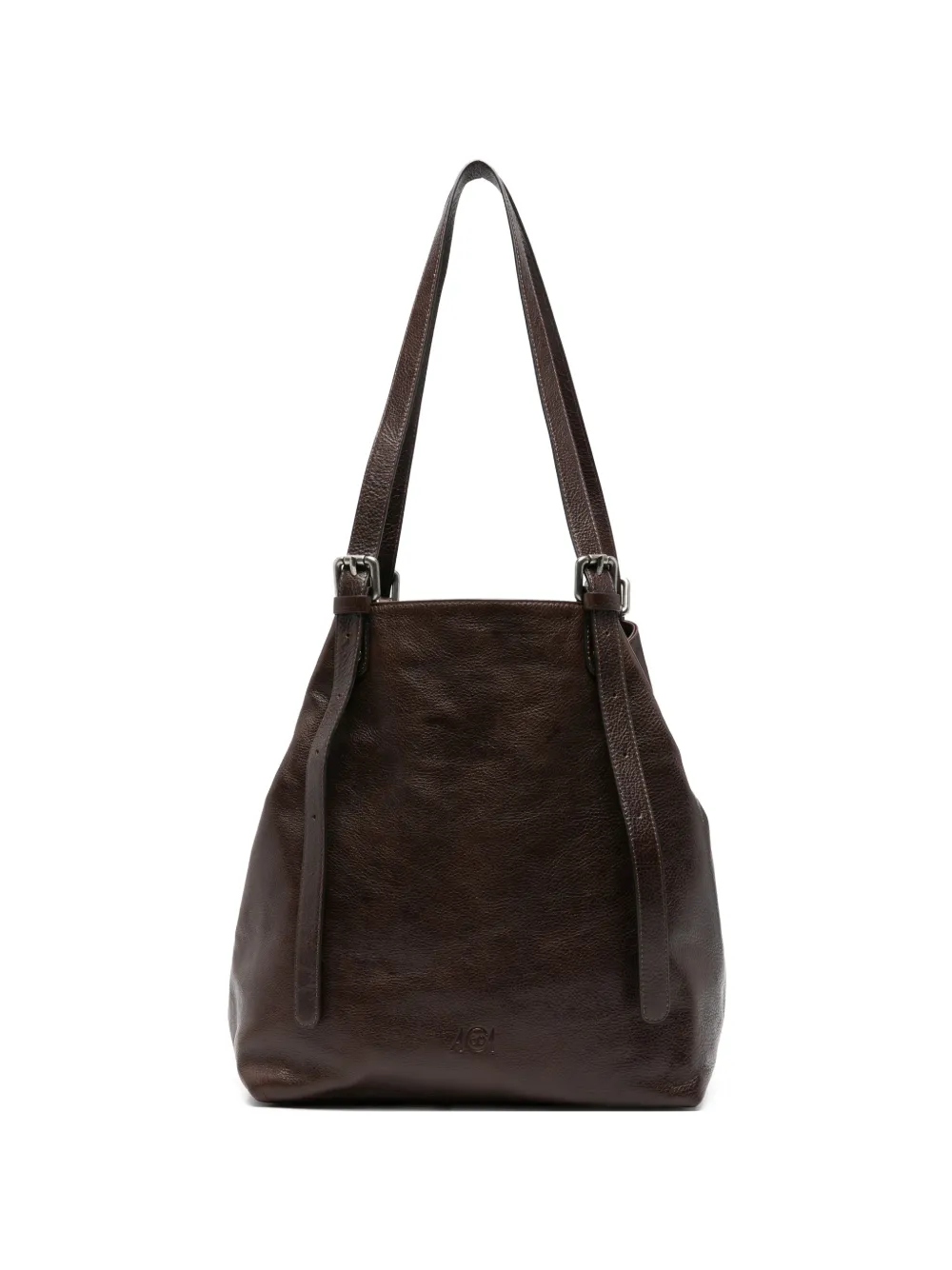 AUTENTICA 504 medium Galatea shoulder bag - Marrone