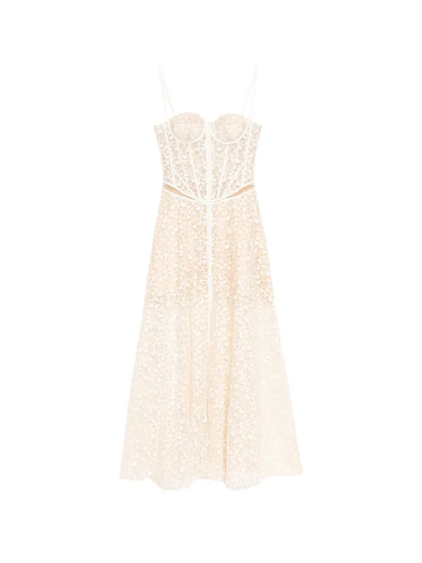 montsand dresses Mina Dress | Neutrals Size:42F White Beaded Wedding Mini wedding shoes Wedding dress designed for elegance and
