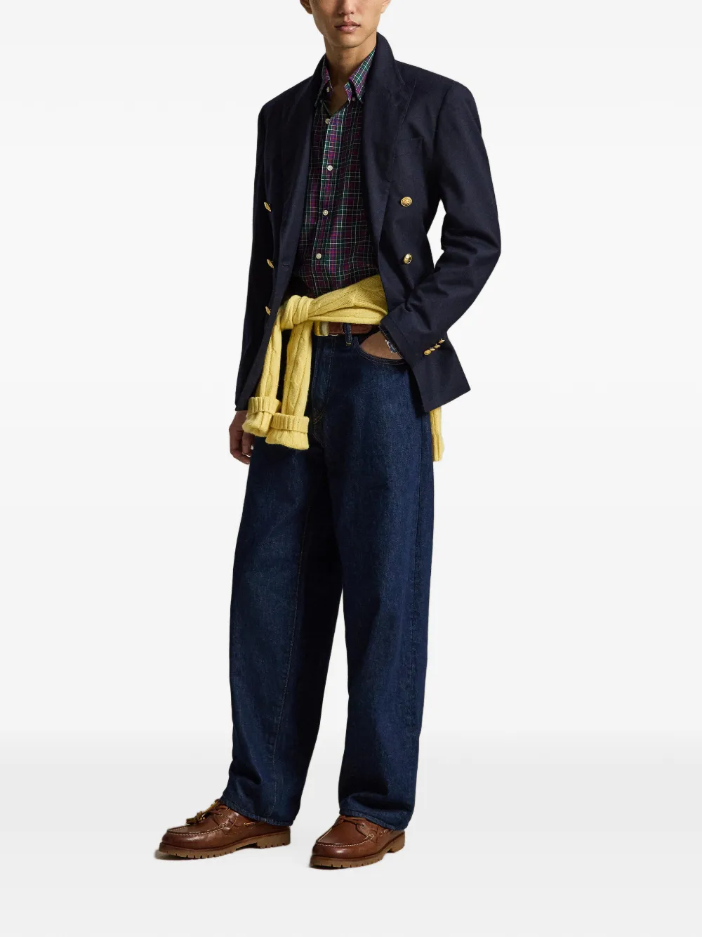 Polo Ralph Lauren Custom-Fit geruit twill overhemd Groen
