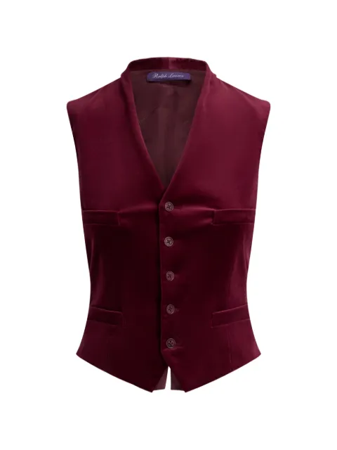 Ralph Lauren Collection Jaiden velvet waistcoat