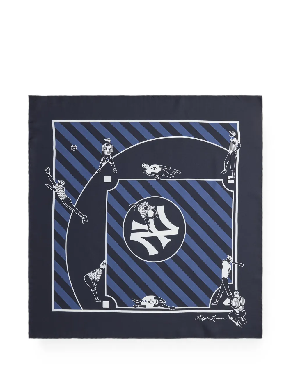 Polo Ralph Lauren Schal mit New York Yankees-Print - Blau