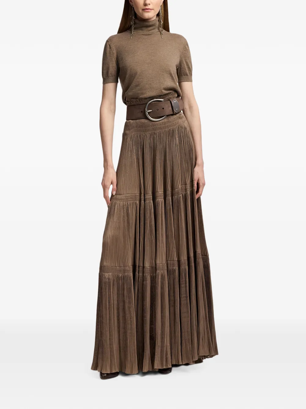 Ralph Lauren Collection Coltrui met korte mouwen Bruin