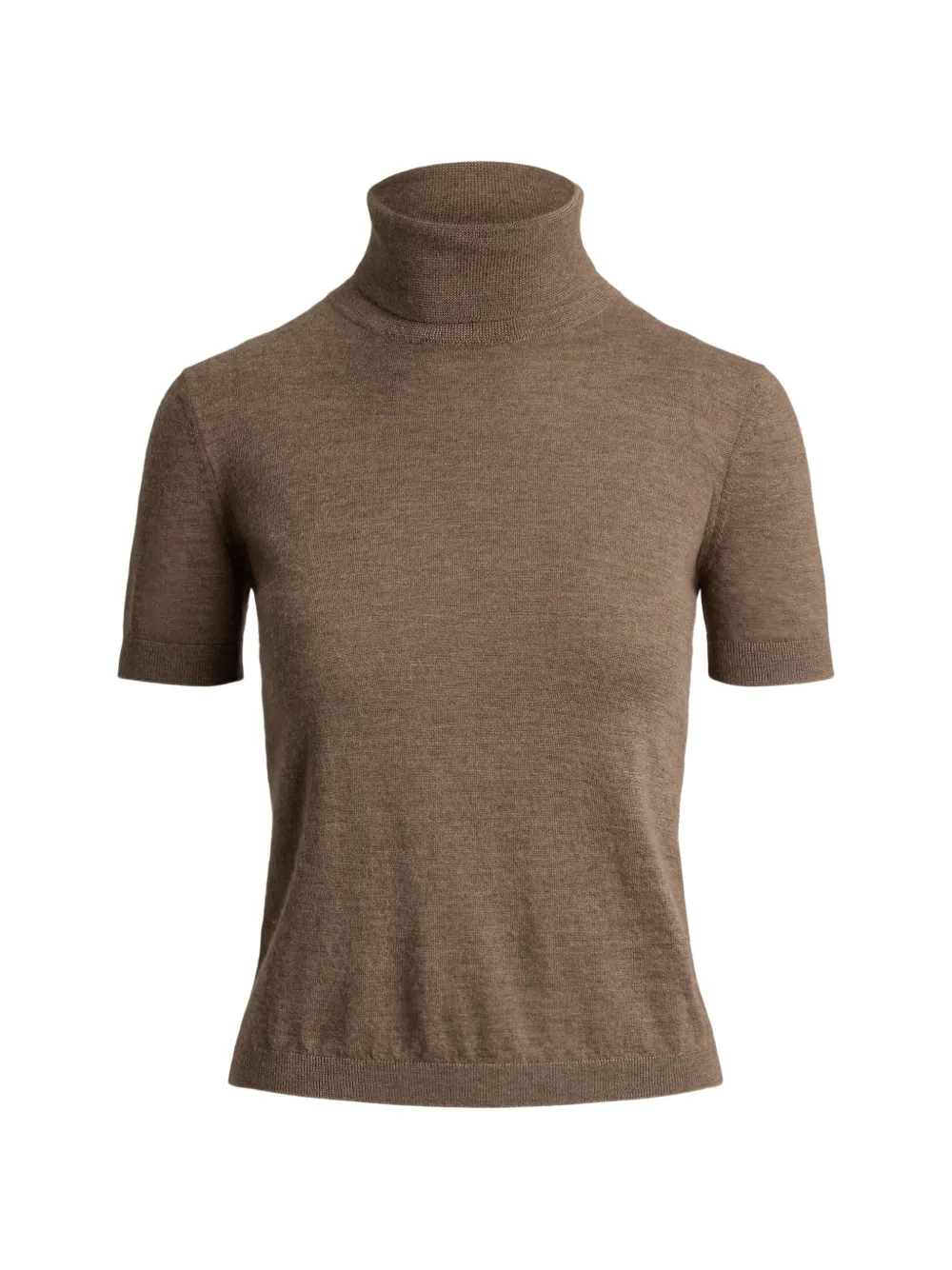Ralph Lauren Collection short-sleeves turtleneck sweater - Brown