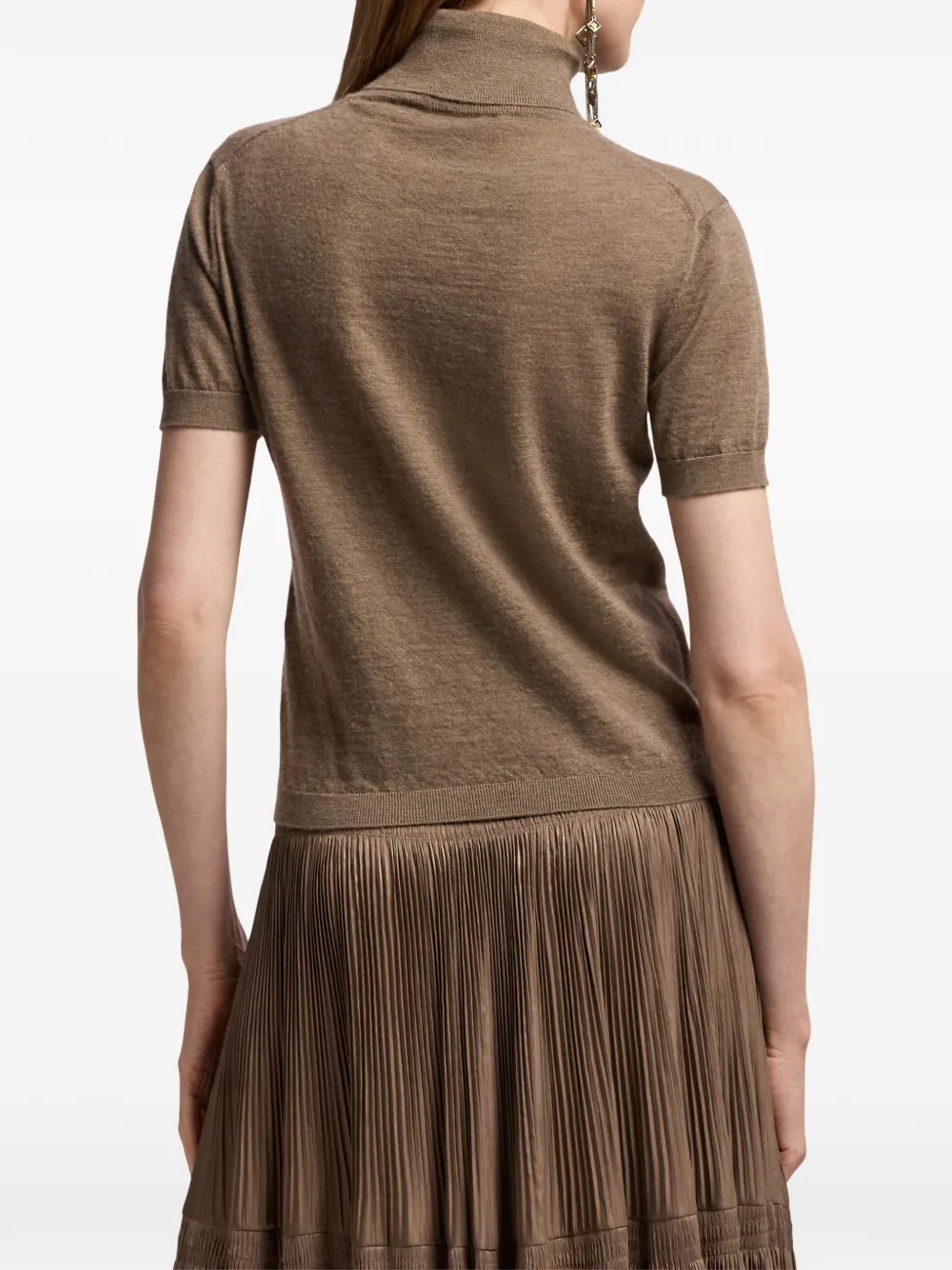 Ralph Lauren Collection Coltrui met korte mouwen Bruin